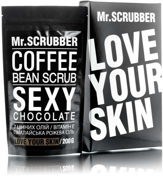 Mr.Scrubber Sexy Сhocolate Coffee Bean Scrub - Кавовий скраб для тіла