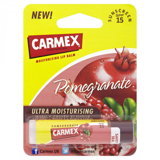 Carmex Pomegranate Stick Set Lip Balm SPF 15 - Бальзам для губ в стіку