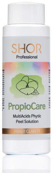 Shor Cosmetics PropioCare Multiacids Phytic Peel Solution - Мультикислотний пілінг-лосьйон з фітіновою кислотою