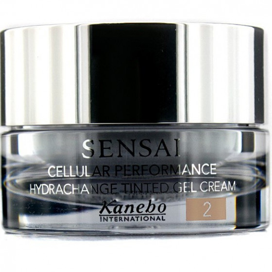 Kanebo Sensai Cellular Performance Hydrachange Tinted Gel-Cream - Зволожуючий тональний крем-гель №3 (Soft Almond)