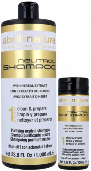 Abril et Nature Regenerating Neutral Shampoo №1 - Відновлюючий шампунь для волосся - 1