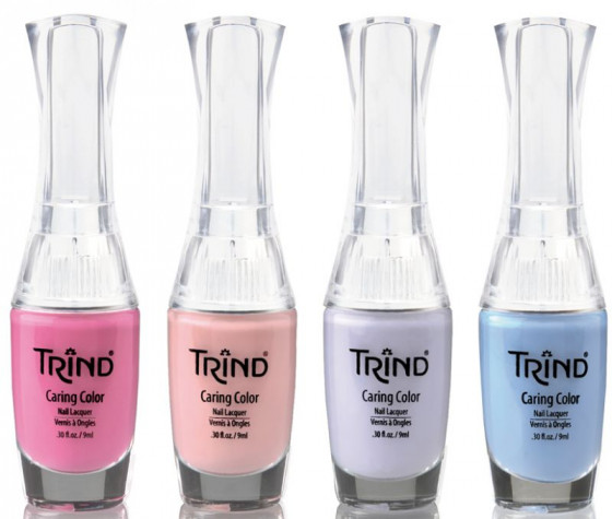 Trind Caring Color Nail Lacquer Spring Summer 2012 - Кольоровий лак зміцнювач - 2