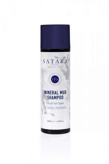 Satara Dead Sea Mineral Mud Shampoo - Мінеральний грязьовий шампунь