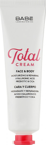 Babe Laboratorios Total Cream Face & Body - Універсальний мультифункціональний крем для обличчя та тіла