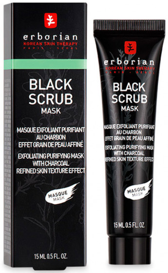 Erborian Black Scrub Mask - Скраб-маска очищуюча із деревним вугіллям - 2