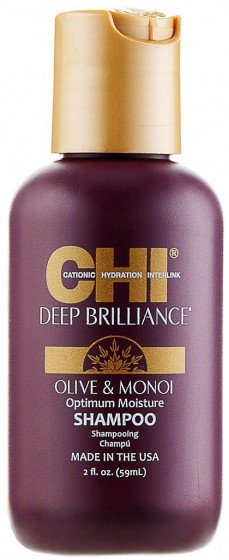 CHI Deep Brilliance Olive & Monoi Optimum Moisture Shampoo - Зволожуючий шампунь