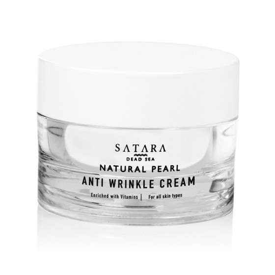 Satara Natural Pearl Anti Wrinkle Cream - Крем проти зморшок з вітамінами