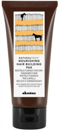 Davines Natural Tech Nourishing Hair Building Pak - Поживна відновлююча маска для волосся