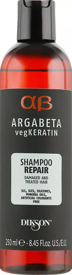 Dikson Argabeta Repair Shampoo - Відновлюючий шампунь для пошкодженого волосся