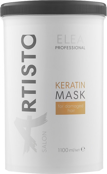 Elea Professional Artisto Salon Keratin Mask For Damaged Hair - Маска, що реструктурує для пошкодженого волосся