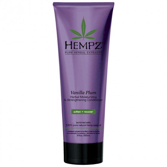 Hempz Vanilla Plum Moisturizing&Strengthening Conditioner - Зволожуючий і зміцнюючий кондиціонер "Ваніль-Слива"