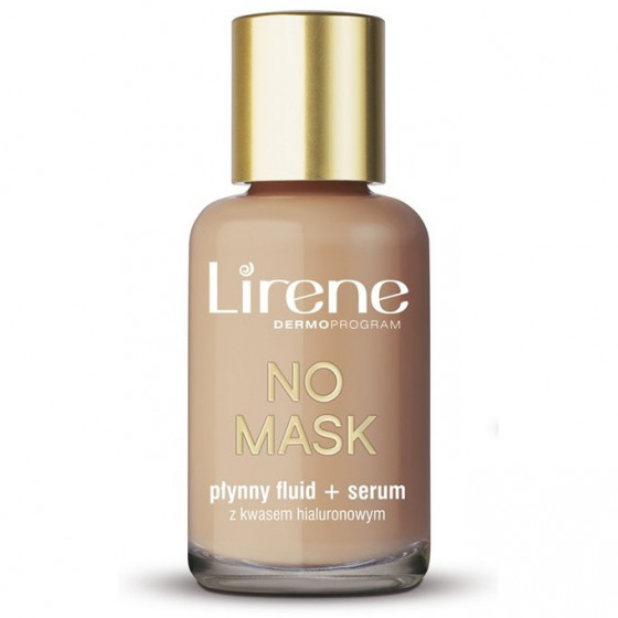 Lirene No Mask Fluid & Serum - Тональний крем-флюїд без ефекту маски