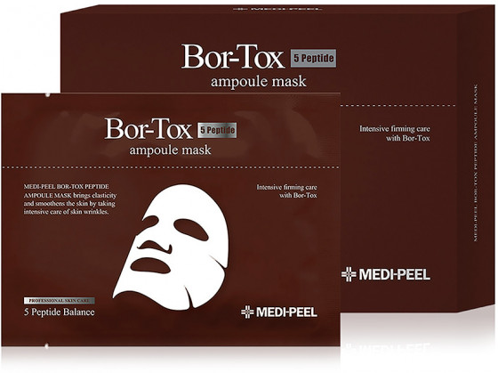 Medi Peel Bor-Tox Peptide Ampoule Mask - Ампульна ліфтинг-маска для обличчя з пептидним комплексом