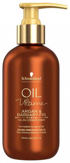 Schwarzkopf Professional Oil Ultime Argan & Barbary Fig Oil-in-Conditioner - Кондиціонер для нормального і жорсткого волосся з маслом аргани і берберійської фіги
