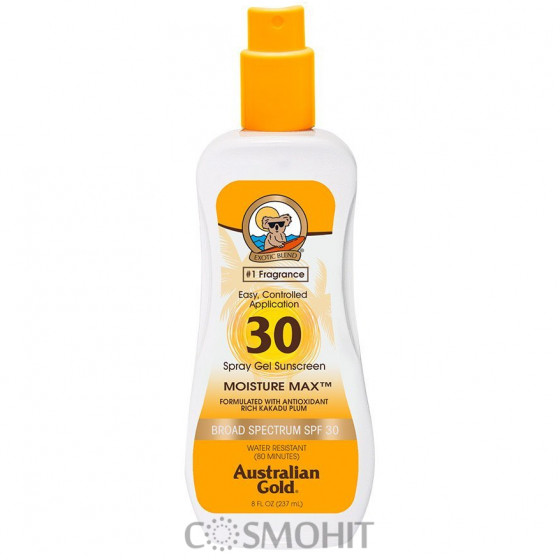 Australian Gold Spray Gel - Сонцезахисний спрей-гель SPF 30+