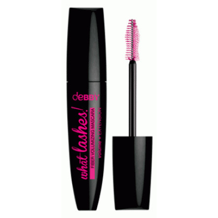 Debby What Lashes Fiber And Volumizing Mascara - Туш для вій об'ємна