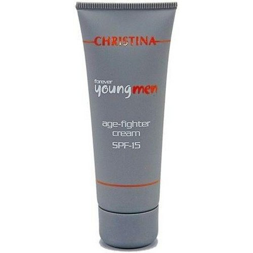 Christina Forever Young Men Age Fighter Cream SPF 15 - Крем проти старіння шкіри для чоловіків