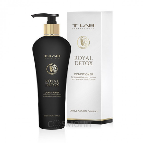 T-LAB Professional Royal Detox Conditioner - Кондиціонер для королівської гладкості і абсолютної детоксикації - 1