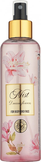 Top Beauty Body Mist Dream flowers - Міст для обличчя та тіла з шимером Dream flowers