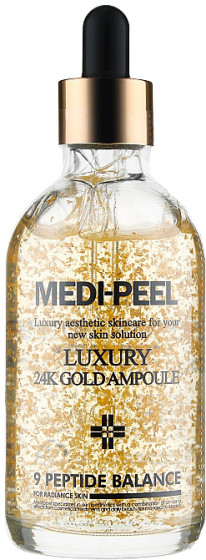 Medi Peel Luxury 24K Gold Ampoule - Сироватка для обличчя з золотом для еластичності шкіри