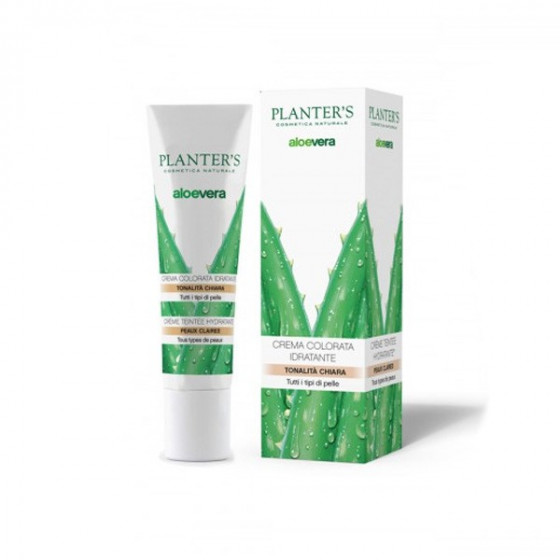 Planter's Aloe Vera Hydrating Coloured Cream Light Shade - Зволожуючий відтінку крем