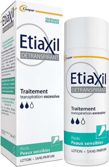 Etiaxil Antiperspirant Treatment Sensitive Skin Lotion - Антиперспірант-лосьйон тривалої дії для чутливої ​​шкіри рук та ніг