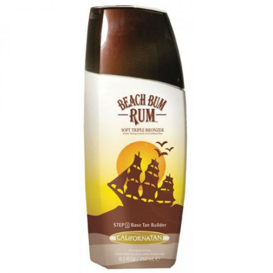 California Tan Beach Bum Rum Bronzer Step 1 Packette - Тропічний бронзовий лосьйон