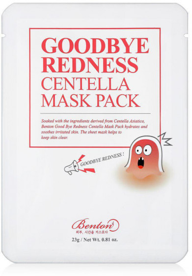 Benton Goodbye Redness Centella Mask Pack - Маска з центелою азіатською