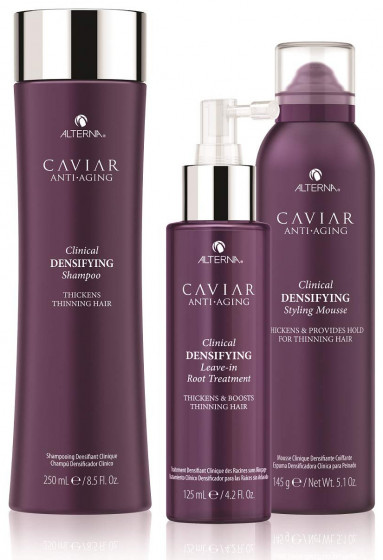 Alterna Caviar Anti-Aging Clinical Densifying Shampoo - Беcсульфатний шампунь для інтенсивного підвищення густоти волосся з екстрактом чорної ікри - 1