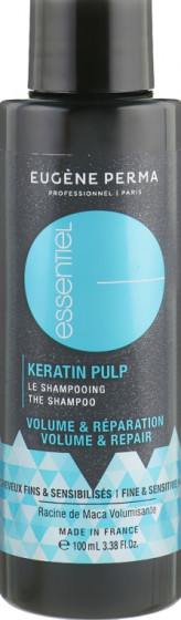 Eugene Perma Essentiel Keratin Pulp Control Volume&Repair - Шампунь для об'єму тонкого та пошкодженого волосся