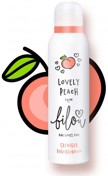 Bilou Lovely Peach Shower Foam - Пінка для душу "Прекрасний персик" - 1