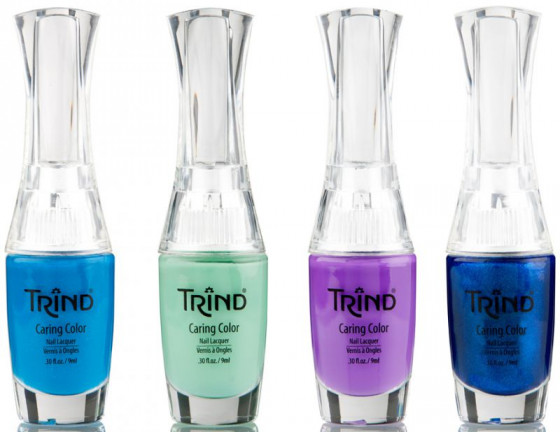 Trind Caring Color Nail Lacquer Spring Summer 2013 - Кольоровий лак зміцнювач - 1