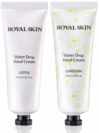 Royal Skin Water Drop Hand Cream Lotus - Зволожуючий крем для рук "Лотос" - 2