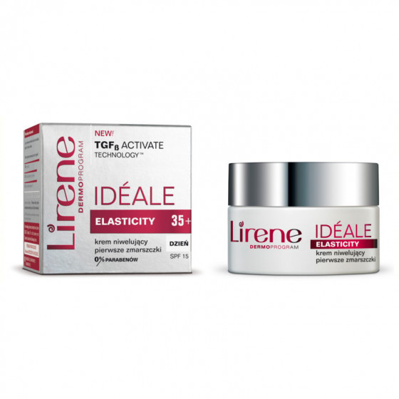 Lirene Ideale Elasticity 35+ Day Cream SPF 15 - Денний крем від перших зморшок 35+