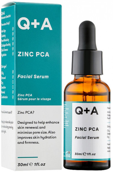 Q+A Zinc PCA Facial Serum - Сироватка для обличчя з цинком PCA - 1