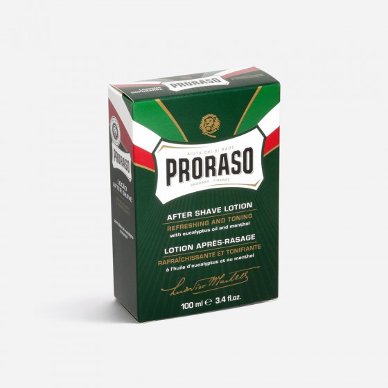 Proraso Green After Shave Lotion - Освіжаючий і тонізуючий лосьйон після гоління - 4