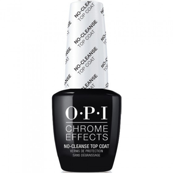 OPI Chrome Effects No Cleanse Top Coat - Топове покриття