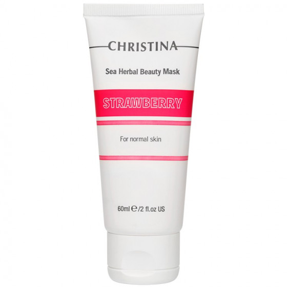 Christina Sea Herbal Beauty Mask Strawberry For Normal Skin - Маска краси на основі морських трав для нормальної шкіри "Полуниця"