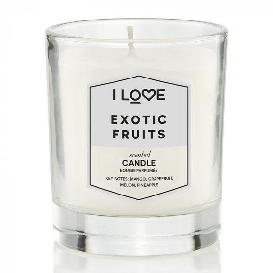 I Love Exotic Fruits Candle - Ароматична свічка "Екзотичні фрукти"