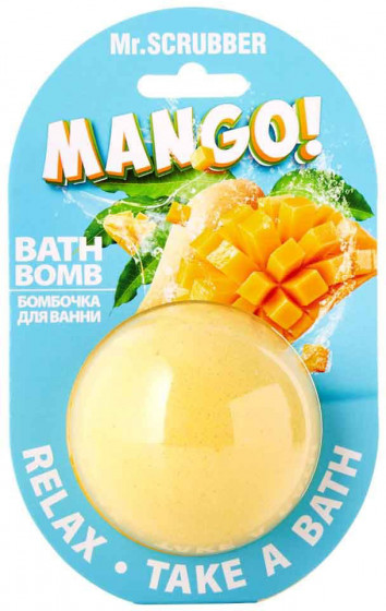 Mr.Scrubber Bath Bomb "Mango" - Бомбочка для ванни