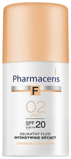 Pharmaceris F Intense Coverage Mild Fluid Foundation SPF20 - Делікатний тональний крем
