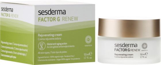 Sesderma Factor G Renew Cream - Омолоджуючий крем для обличчя з факторами росту - 1