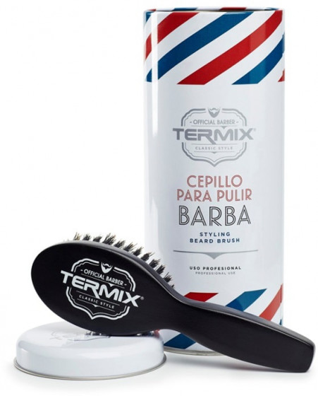 Termix Barber Brush - Щітка з натуральною щетиною для укладання бороди