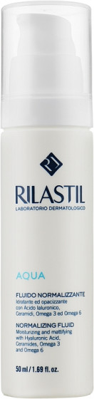Rilastil Aqua Normalizing Fluid - Нормалізуючий флюїд для обличчя з матуючим ефектом