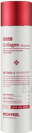 Medi Peel Retinol Collagen Lifting Toner - Омолоджуючий тонер для обличчя з ретинолом та колагеном