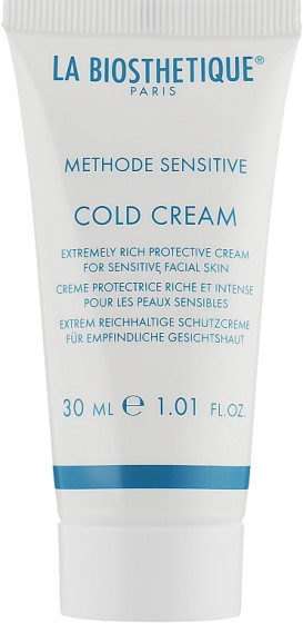 La Biosthetique Methode Sensitive Cold Cream - Екстремально насичений крем для захисту чутливої ​​шкіри від несприятливих погодних умов