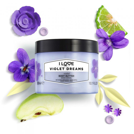 I Love Violet Dreams Body Butter - Олія для тіла "Фіалкові мрії" - 1