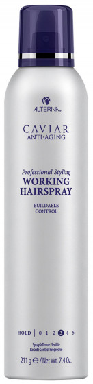Alterna Caviar Anti-Aging Professional Styling Working Hairspray - Ультра сухий спрей рухомої фіксації з екстрактом чорної ікри