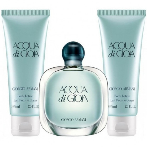 Giorgio Armani Acqua di Gioia Gift Set - Подарунковий набір (50 + 75 + 75)