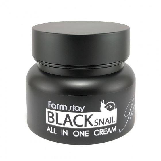 FarmStay Black Snail All In One Cream - Багатофункціональний крем з муцином чорного равлика